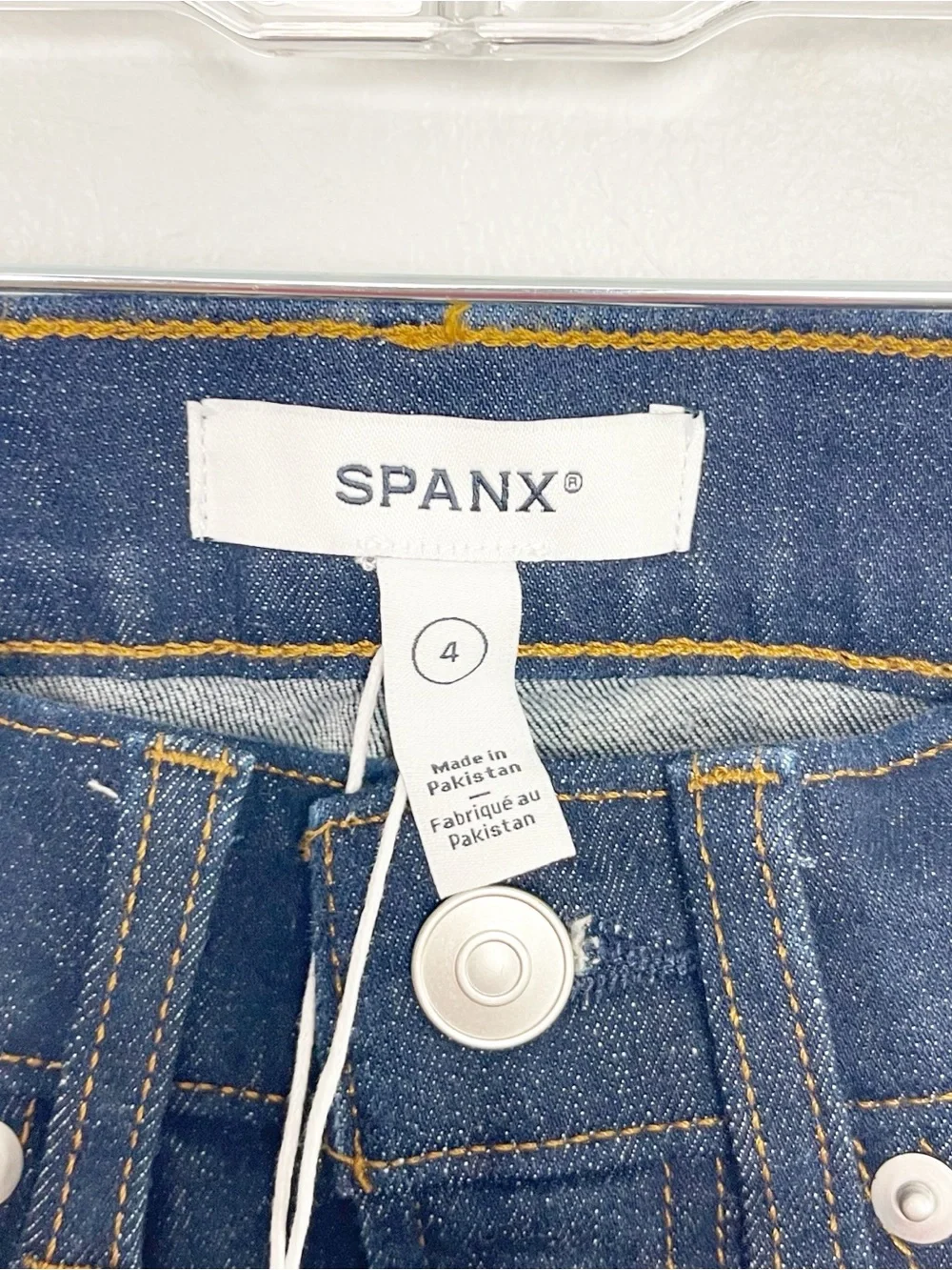 SPANX Flare Jeans NWT Size 4 – Hayward Wash High Rise Shaping Denim